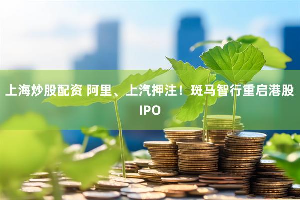上海炒股配资 阿里、上汽押注！斑马智行重启港股IPO