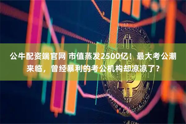 公牛配资端官网 市值蒸发2500亿！最大考公潮来临，曾经暴利的考公机构却凉凉了？